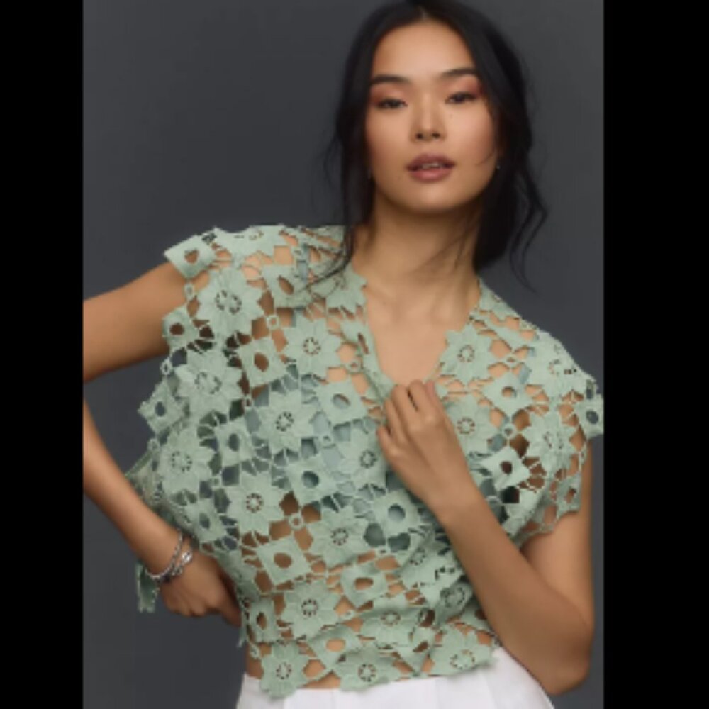 Brand New Maeve Floral Shell Top - Picture 6 of 6